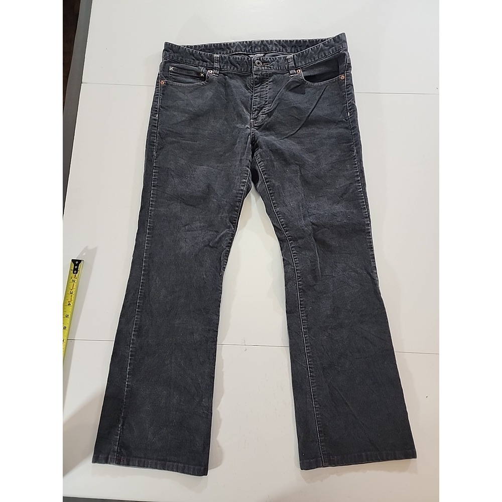 Polo Jeans Co Ralph Lauren Pants Women's 14 (36x28) Gray Corduroy Boot
